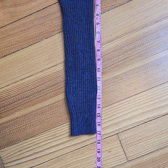 Anthropologie Navy Cardigan Boho Coastal Grandma Eclectic Grandpa Oversized M - Picture 5 of 8